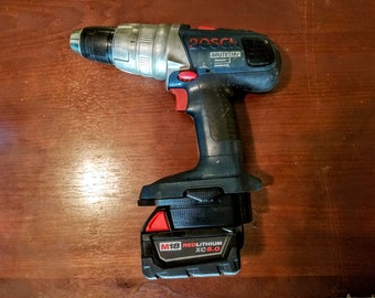 Bosch 18v nicad battery to Milwaukee M18 battery adapter