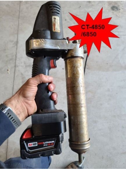 Battery Adapter For Milwaukee M18 Battery To Power Snap-On 18V Tools (Adapter Only, No Battery)