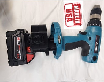 Makita 18v Nicad tool to Milwaukee M18 Battery Adapter