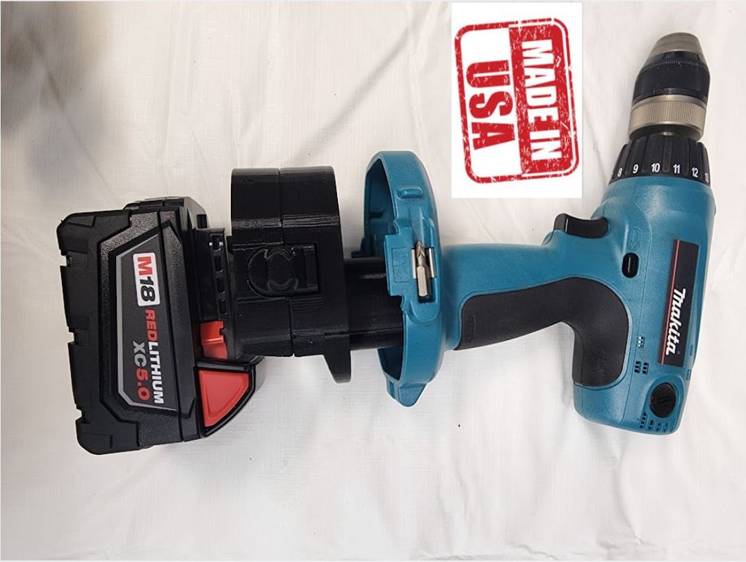 Makita 18v Nicad Tool to Milwaukee M18 Battery Adapter Etsy