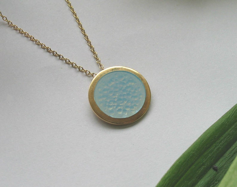 Sterling silver enamel handmade pendant enamel jewellery uk Etsy