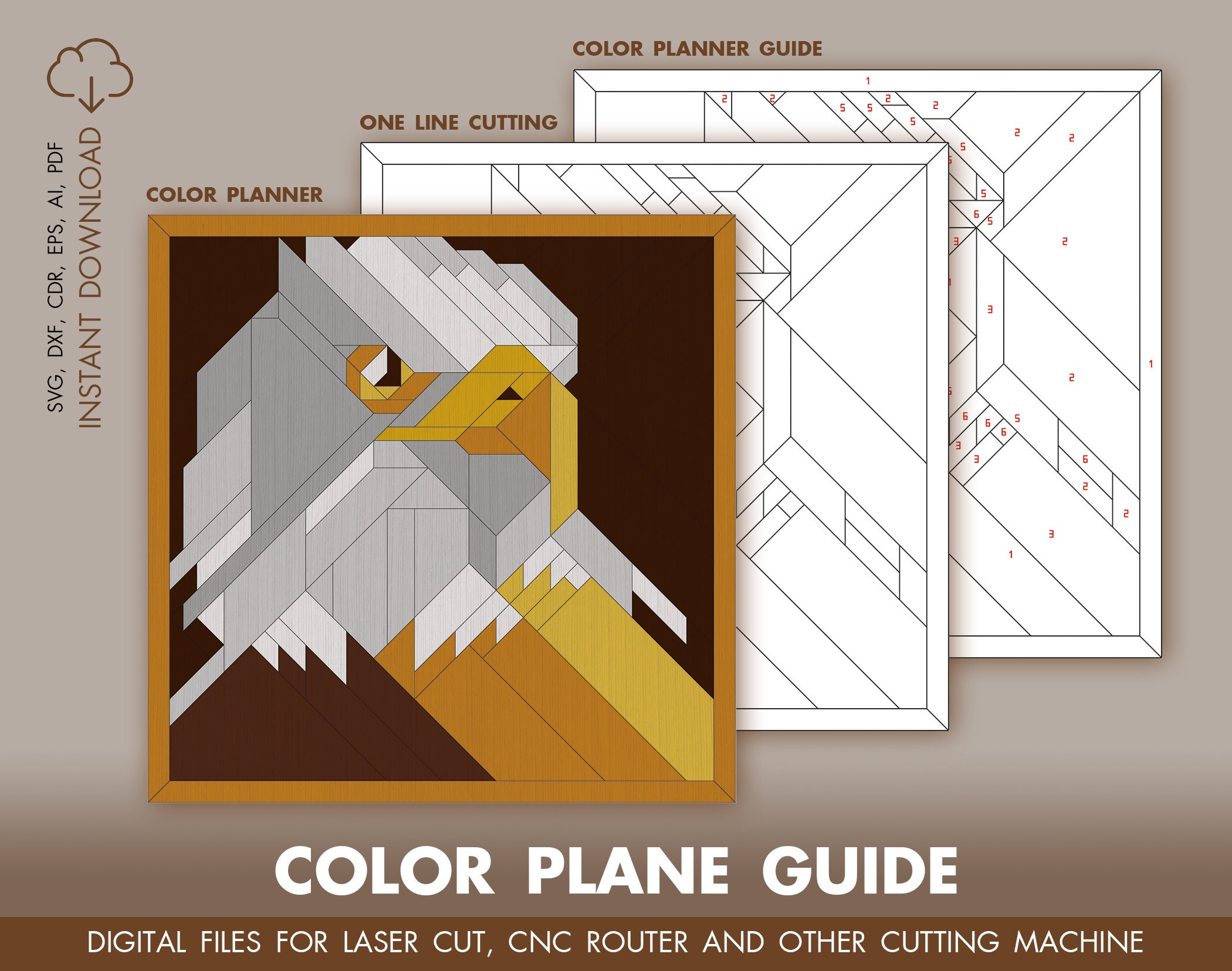 Bald eagle SVG Laser cut files for Glowforge projects with | Etsy