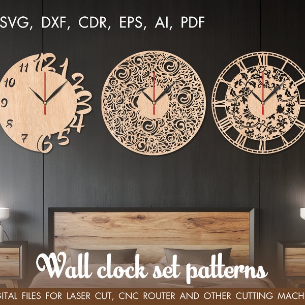 Clock Patterns Etsy