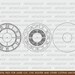Wall Clock SVG, Cut File Multilayer, Vector Templates, Cnc Multilayer ...