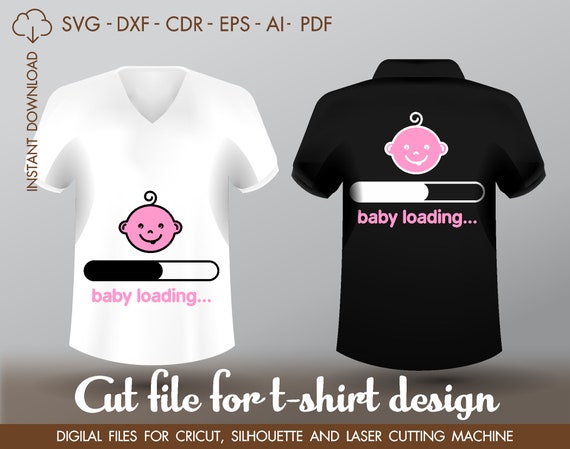 Download Happy Mother Baby Loading Vector T Shirt Svg Baby Loading Etsy