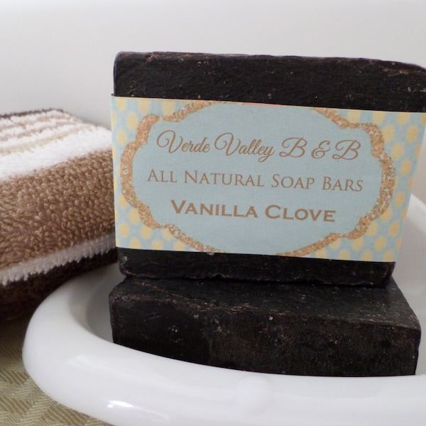 Vanilla Clove Soap, Vanilla Clove Soap Bar, Vanilla Clove Bar Soap, Vanilla Clove Bath Soap, Handmade Soap, Natural Soap, Vegan Soap