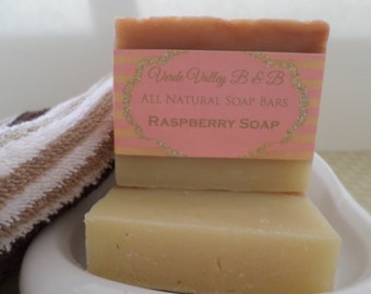 Raspberry Soap, Raspberry Bar Soap, Raspberry Soap Bar, Raspberry Bath Soap, Fruit Scented Soap, Handmade Soap, Natural Soap, Vegan Soap