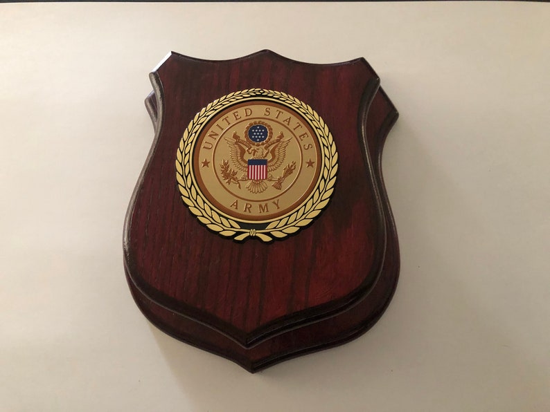 Deluxe Military Sword Plaque Wall Mount Etsy