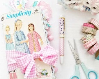 VIDEO COURSE - Kittydori Sewing Pattern Envelope Cover Junk Journal COURSE