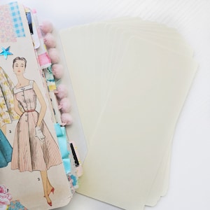 Vintage BLANK Flash Cards - Set of 10