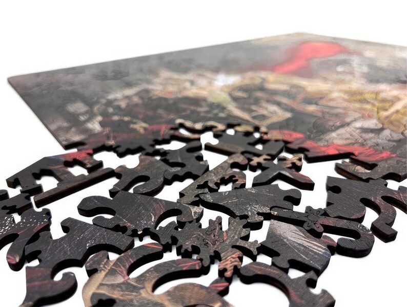 The Last Day of Pompeii Wood Puzzle, Renaissance Art Puzzles, Wooden