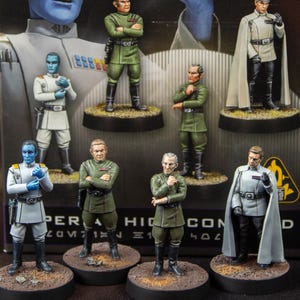 Star Wars: Legion: Imperial Oberkommando, bemalte Miniaturen