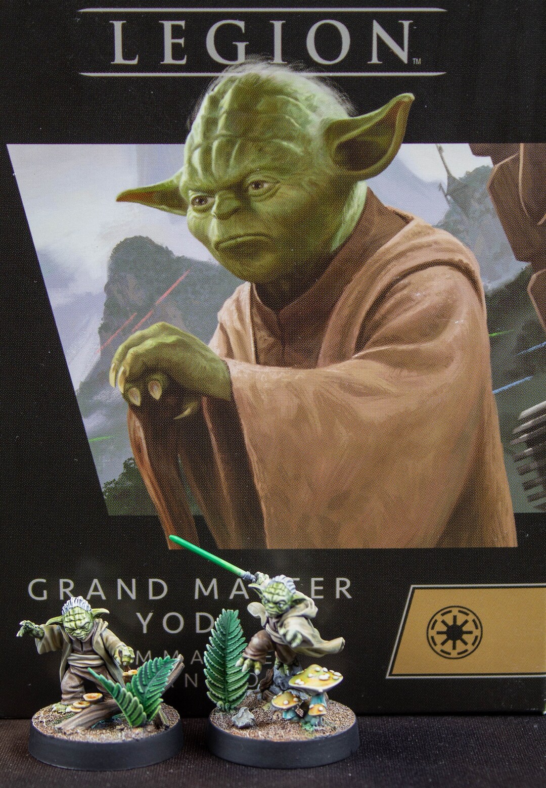 Star Wars Legion Yoda, 2 Painted Miniatures Etsy