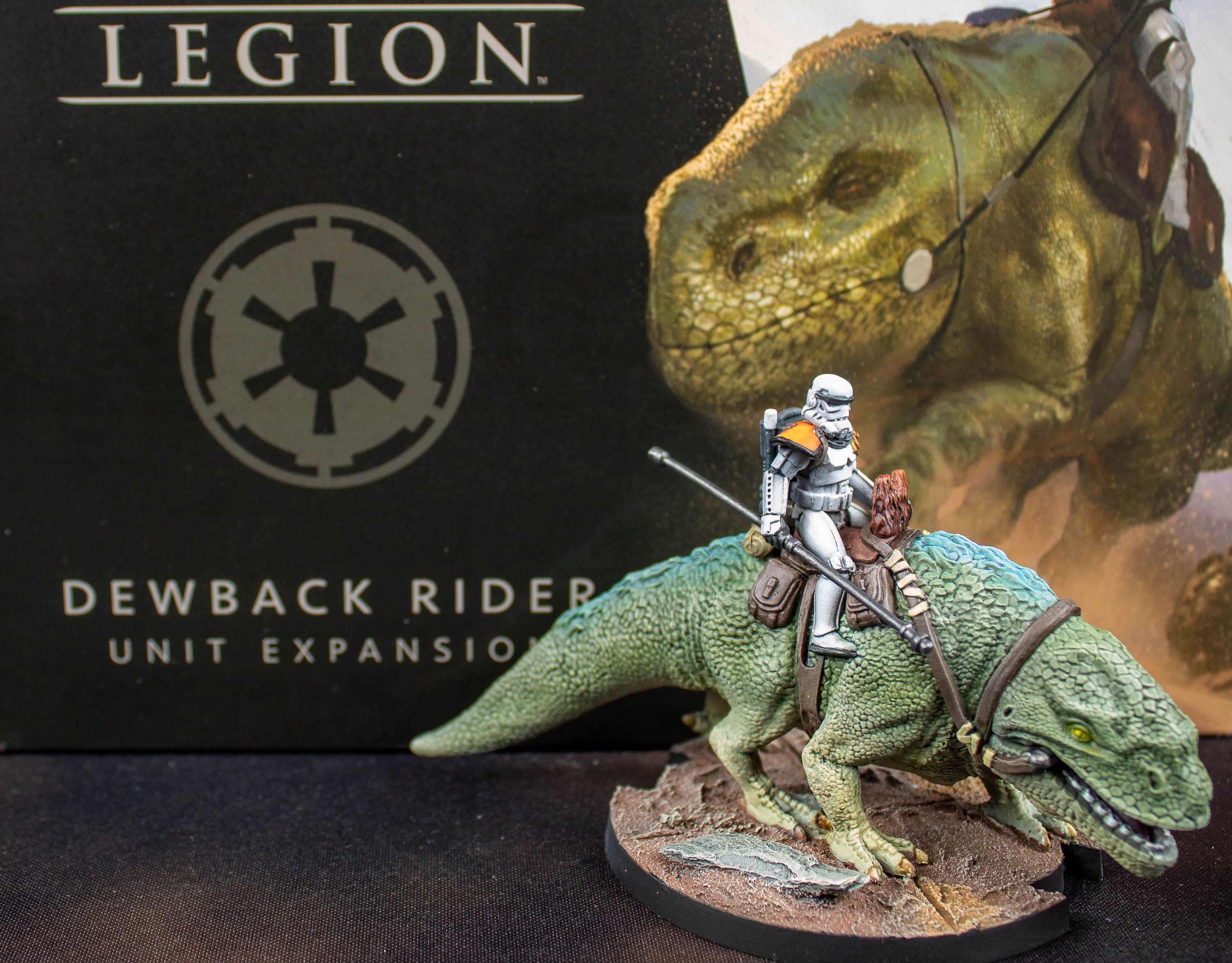 Star Wars Legion Dewback Rider, 1 Painted Miniature Etsy