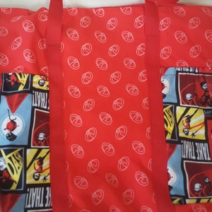 Incredibles inspired tote bag