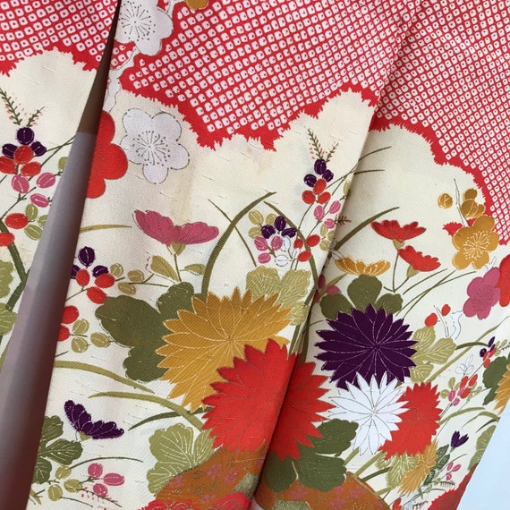 PRICE DOWN! Vintage silk Kimono, parallel design … - image 6
