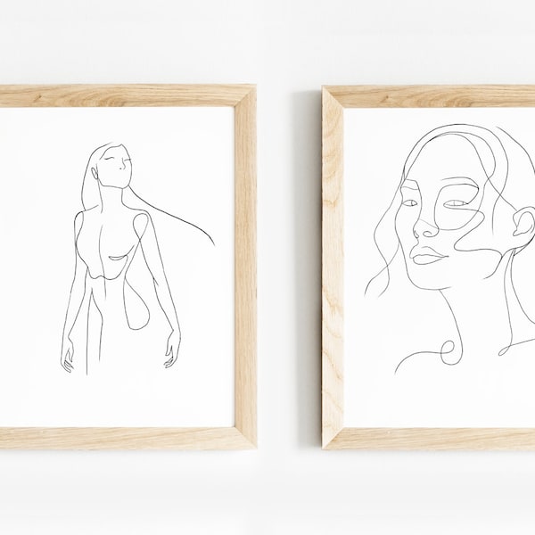 Illustrations femmes Pocahontas Minimaliste