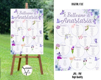Tableau Battesimo Etsy
