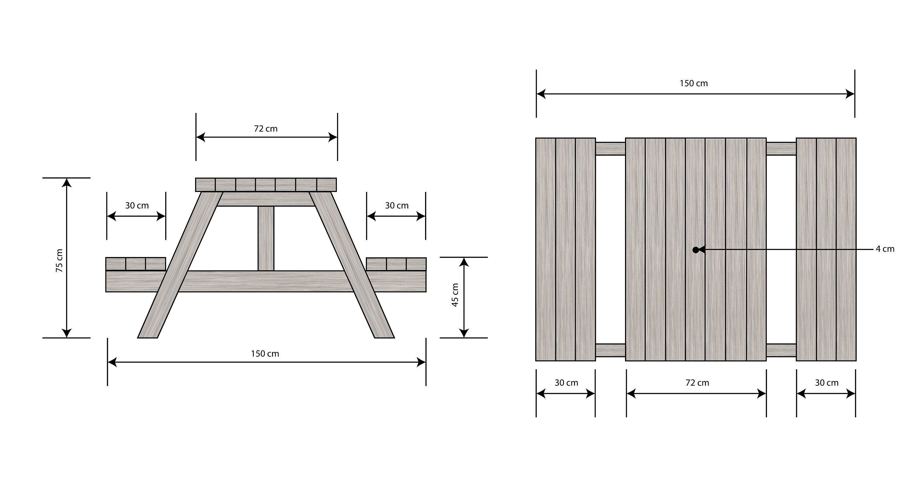 Wooden Picnic Table bench Heavy Duty Pub Bench Picnic Table Bench Set Etsy