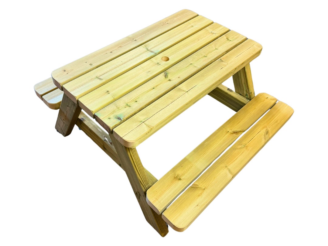 Kids Wooden Picnic Table, Premium Children