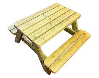 Buy Kids Wooden Picnic Table, Premium Children's Picnic Bench