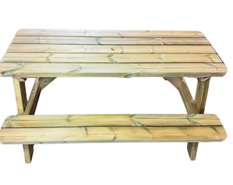 Premium Heavy Duty Compact Wooden Picnic Table/Pub Bench