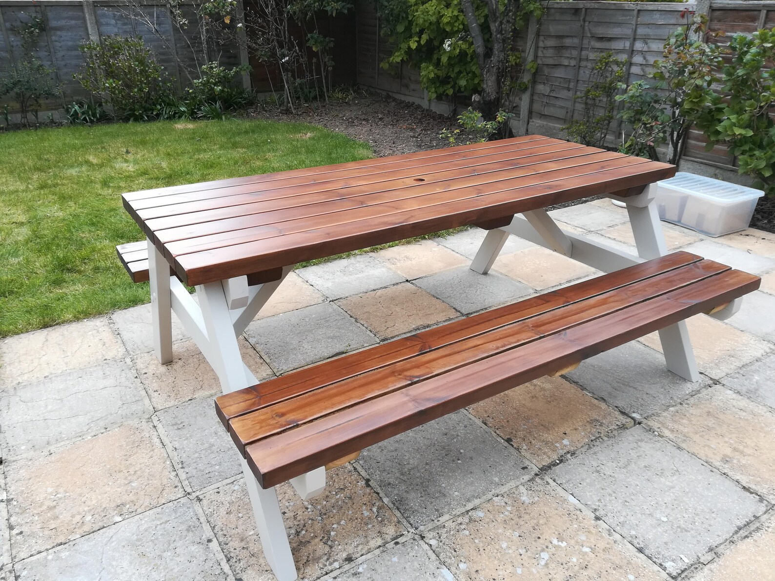 Wooden Picnic Table/bench Heavy Duty Pub Bench Picnic Table Etsy UK