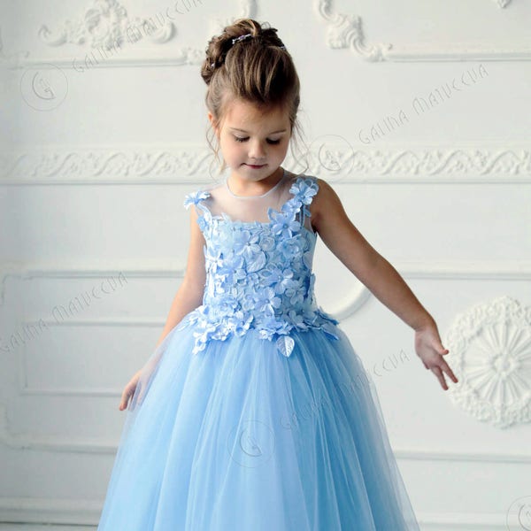 Blue Tutu Dress Etsy