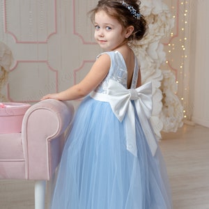 Dusty Blue Dress Etsy