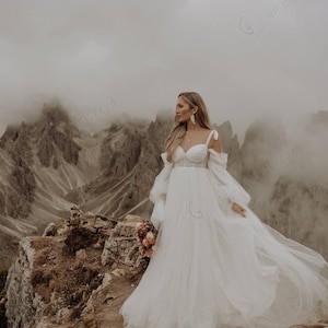 Sukienka ciążowa boho na sesję zdjęciową, baby shower, sukienka z długimi rękawami, suknia ślubna ciążowa, długa suknia ciążowa, długość do podłogi, sukienka boho