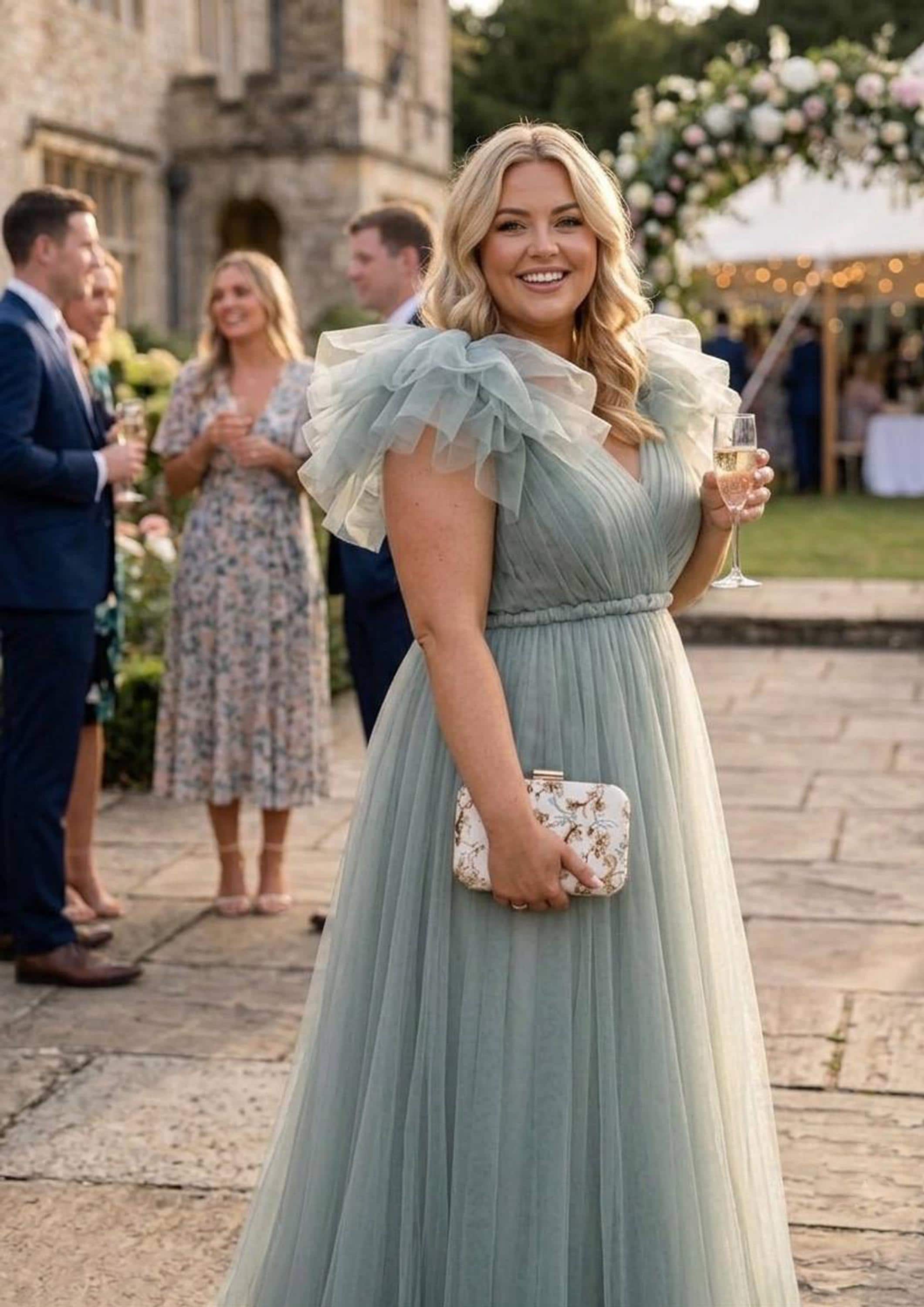 sage green tulle dress Serenity Tulle Fabric Color green tulle prom dress A-Line