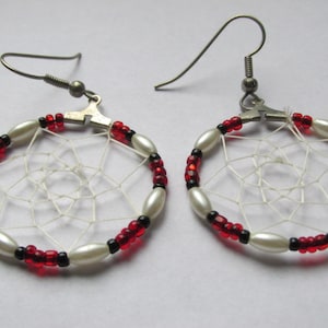 Red Beaded Dreamcatchers