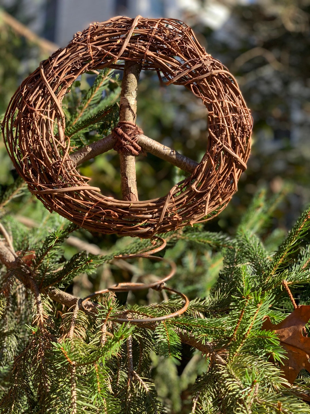 Peace Sign Tree Topper - Etsy