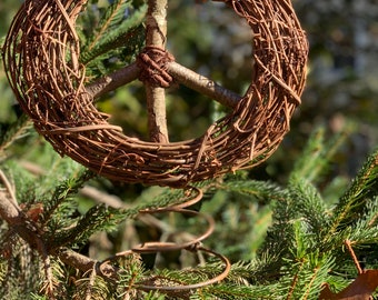 Peace Sign Tree Topper
