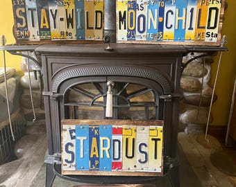 Moon Child Nummernschild Schild