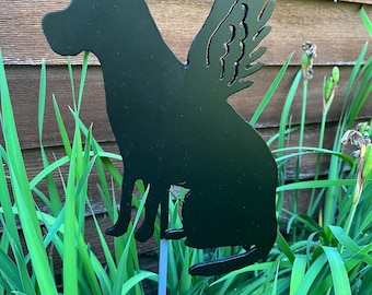 Haustier GedenkGrabfigur Gartenstecker