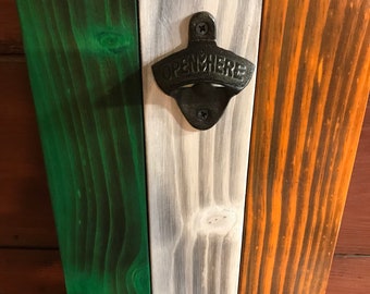 Irish Flag Bottle Opener