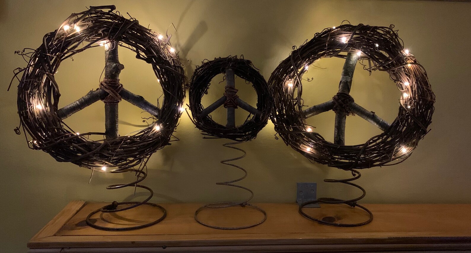 Peace Sign Tree Topper - Etsy