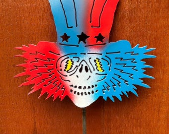 Dankbarer Gartenstecker von Uncle Sam
