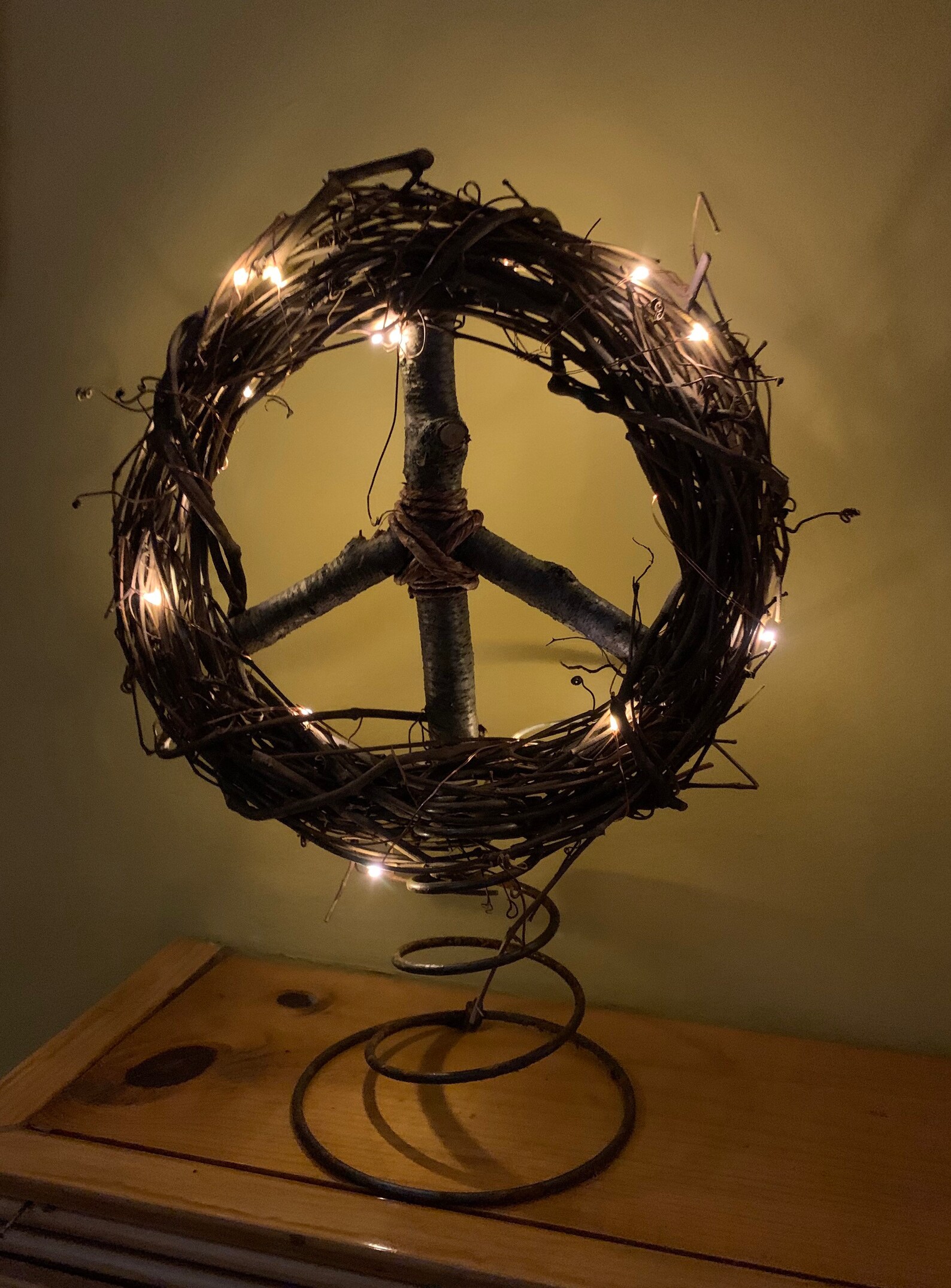 Peace Sign Tree Topper | Etsy