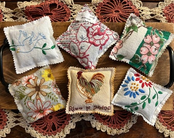 Vintage Linen Sachets