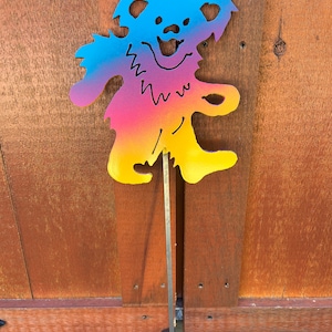 Grateful Dead Dancing Bear Garden Stakes
