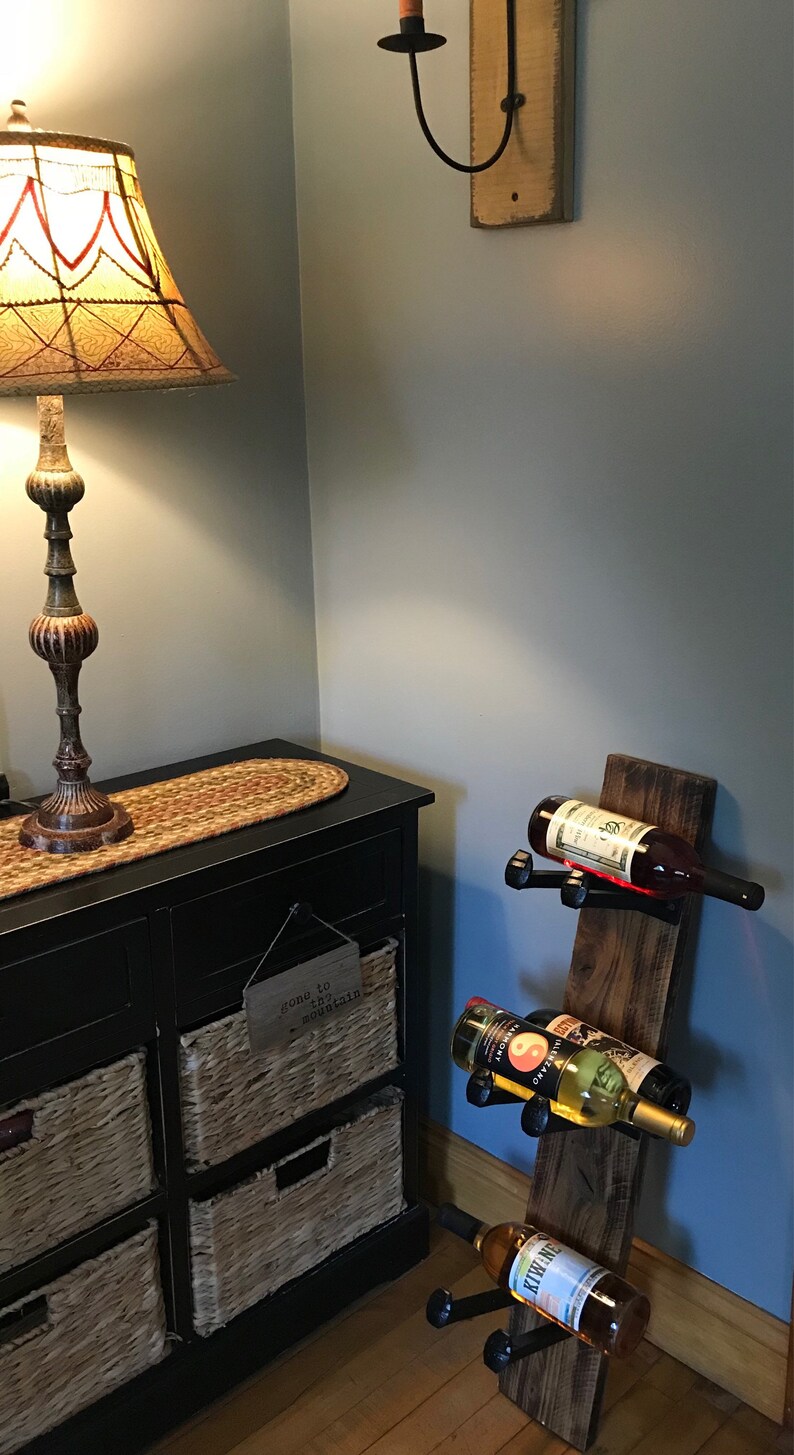 Railroad Spike Wine Bottle Holder Etsy