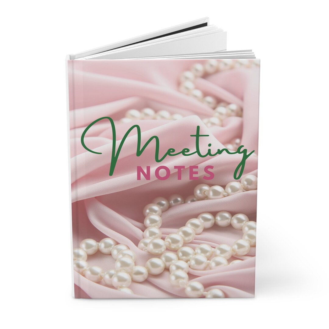 Pink Pearl Lined Notebook • Feminine Stationery Gift - Etsy