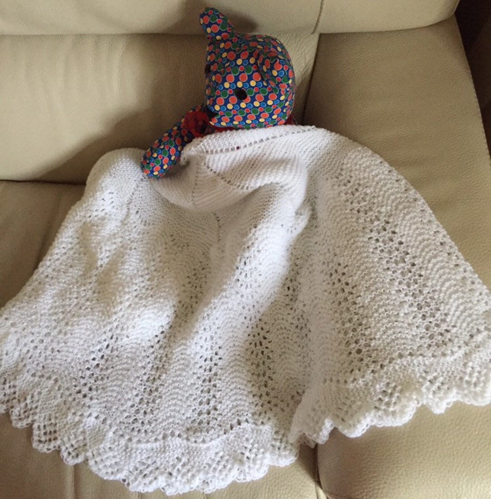 Traditional circular baby shawl Etsy