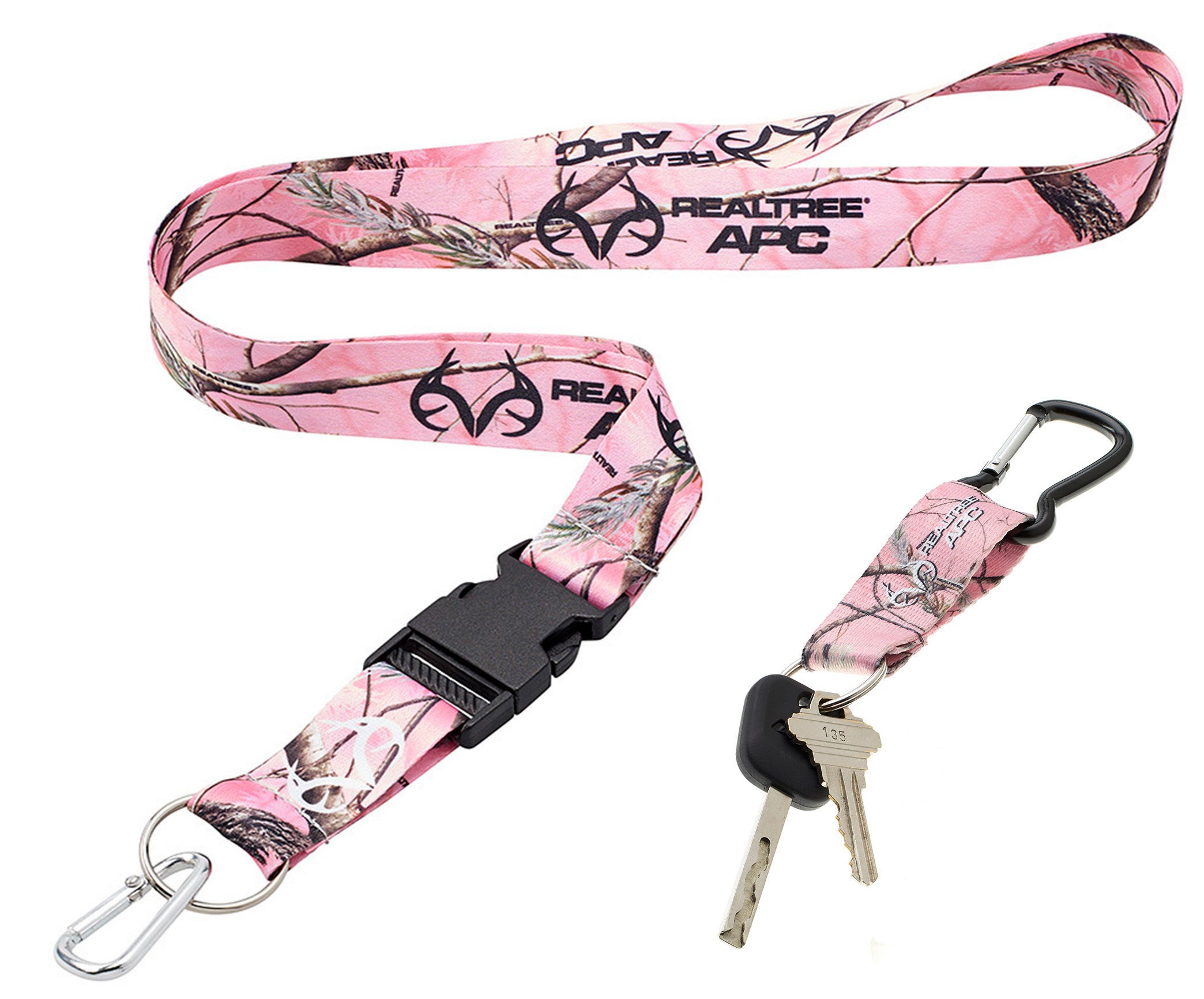 Max-5 Camo With Quick Release Key-Ring New Camo Neck Lanyard Realtree 