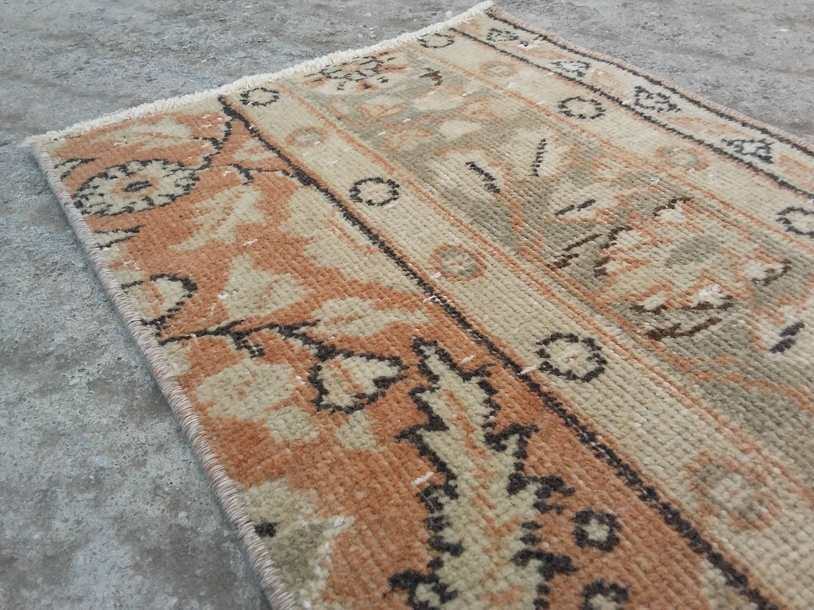 Vintage Mini Rug Decor Mini Rug Interior Designer Rugsmall Etsy UK