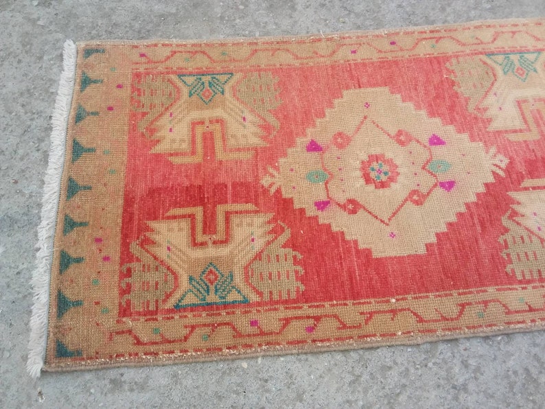 Small Vintage Bathroom Rug Small Turkish Rug FREE SHIPPING Etsy