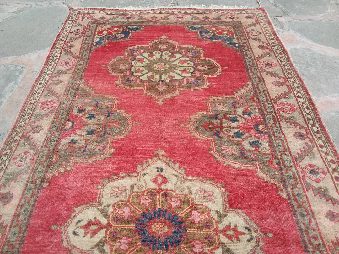 Home Decor Runner Rugs, Vintage Turkish Runner Rug, Handmade Wool