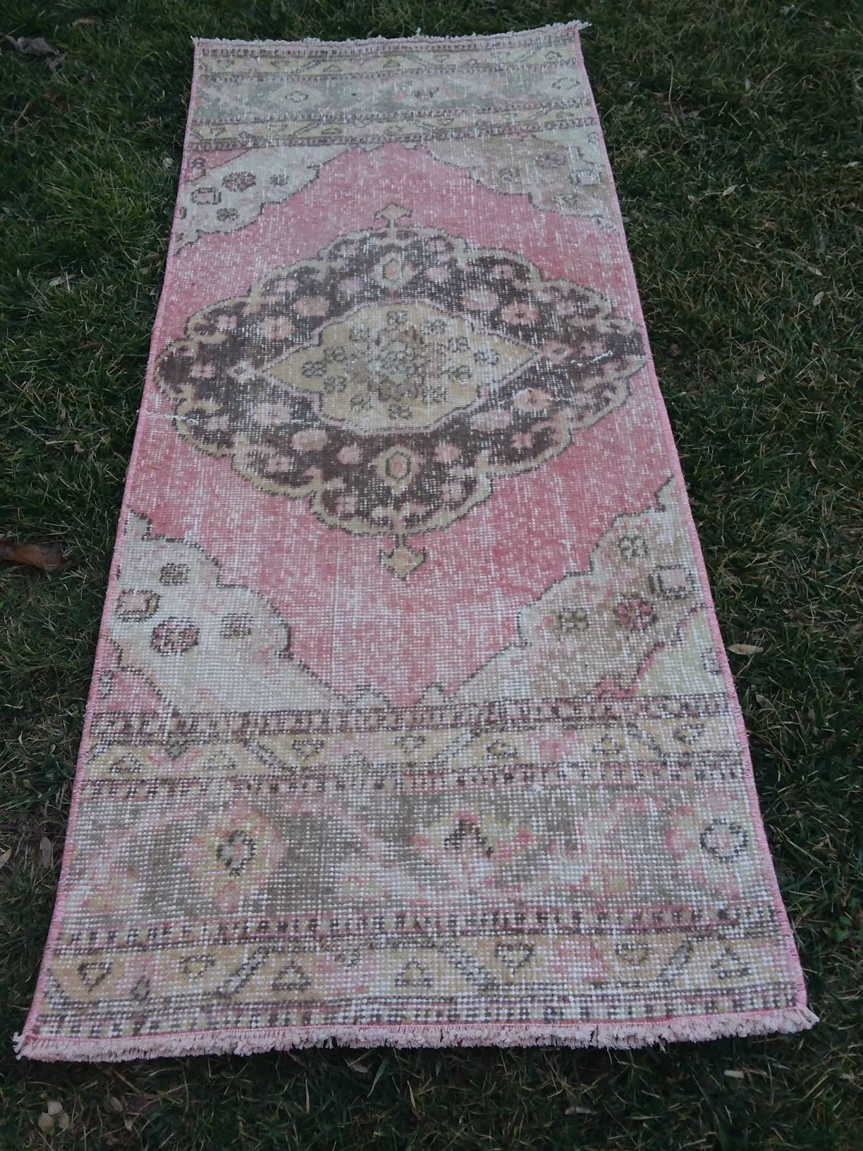 2.0x4.8 kitchen small rug / vintage small rug / oushak small Etsy